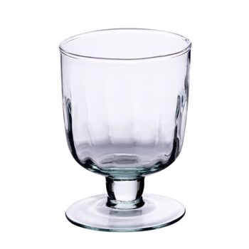 Recycled Glass Fluted Wine Glass | Set Six, 2 of 3