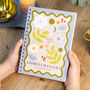 Personalised Floral Panel Combined Diary And Notebook Great Teacher Gift, thumbnail 6 of 12