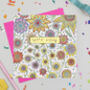 'Rainbow Bloom' Mixed Pack Of Ten Birthday Cards, thumbnail 2 of 11