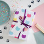 Multicoloured Cat Wrapping Paper, thumbnail 1 of 4