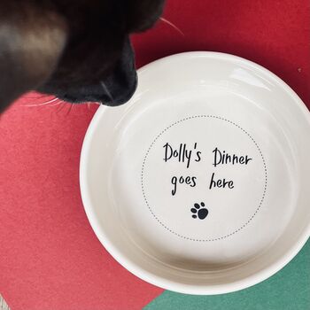 Personalised Dog Bowl With Hidden Message, 2 of 5