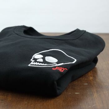 Hoy Outlaw Crew Neck Sweater Black, 4 of 4