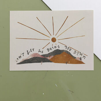 Don't Let Me Bring You Down Mountain Scene Print, 4 of 8