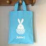 Personalised Easter Bunny Egg Hunt Bag, thumbnail 5 of 6