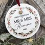 Personalised First Christmas Married, thumbnail 1 of 5