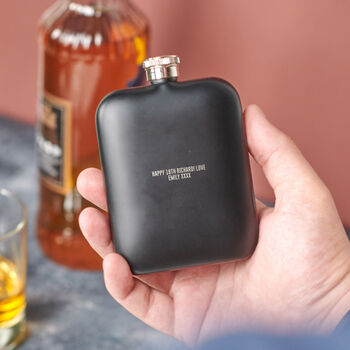 Personalised 18th Birthday Name And Year Hip Flask, 2 of 11