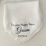 Personalised Father Of The Bride / Groom Handkerchief, thumbnail 4 of 8