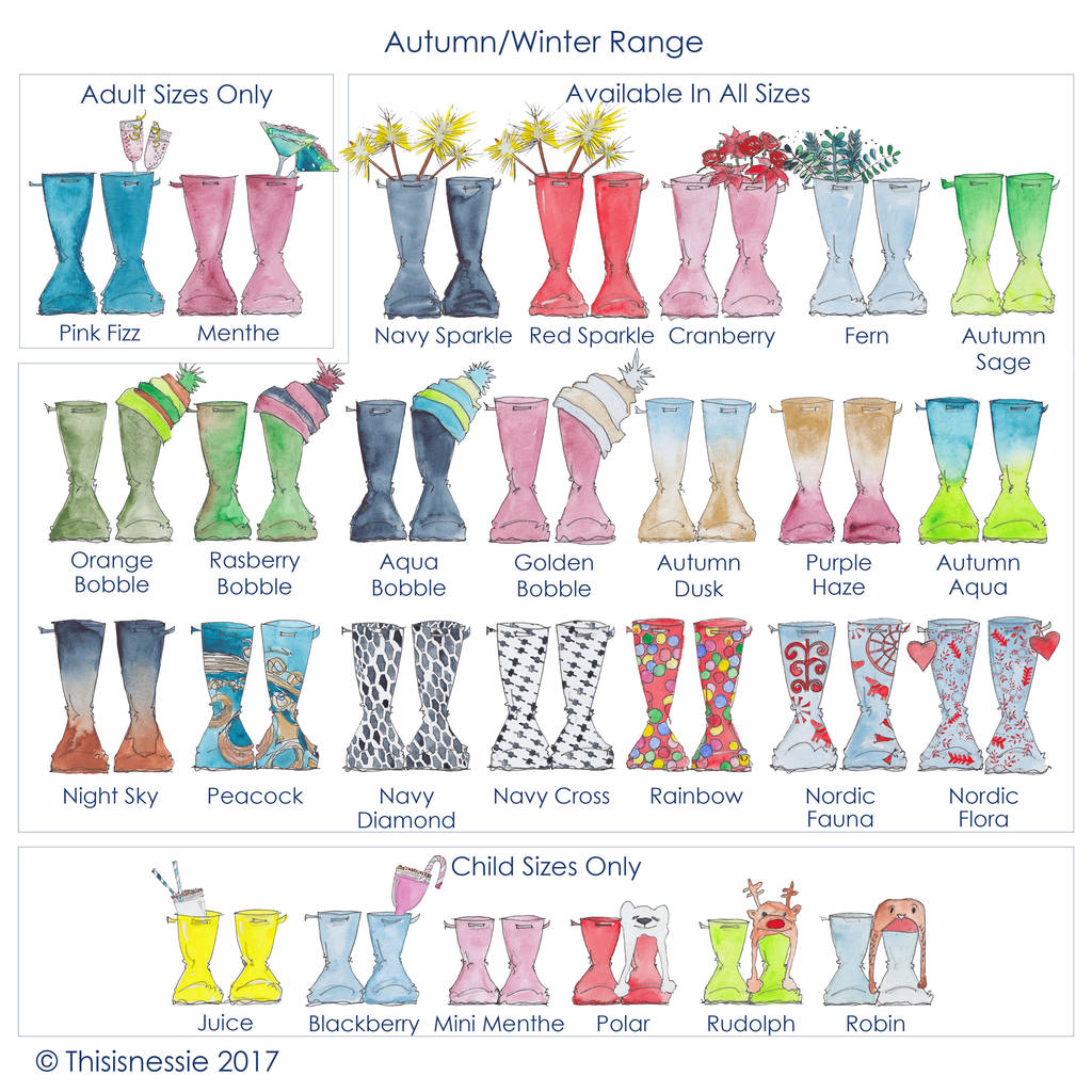 Christmas Welly Boot Personalised Cushion Cover By This Is Nessie