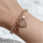 Rose Gold Personalised Memorial Bracelet, thumbnail 1 of 7