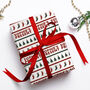 Premium Christmas Wrapping Paper With Personalised Name, thumbnail 1 of 4