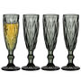 Set Of Four Jewel Tones Coloured Champagne Flutes, thumbnail 2 of 7