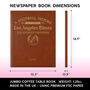 Los Angeles Chargers Personalised Gift Newspaper Book, thumbnail 3 of 8