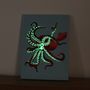 Squid Glow In The Dark Canvas, thumbnail 3 of 6