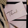 Thank You Cards With Silver, Gold Or Rose Gold Foil, thumbnail 5 of 6