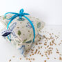 Blue Parsley Linen Wheat Heat Bag, thumbnail 2 of 5