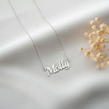 Sterling Silver Name Necklace, 4 of 8