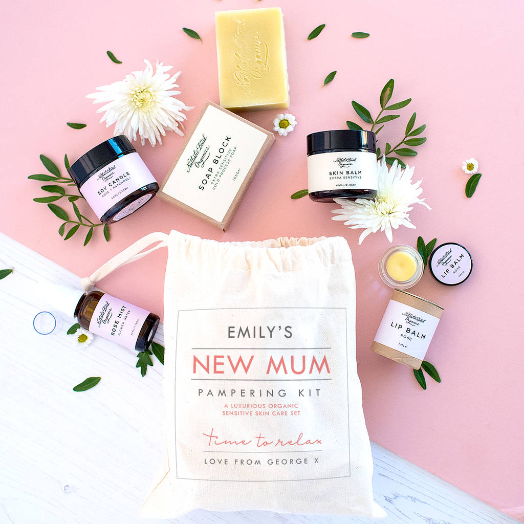 Personalised New Mum Organic Pampering Kit By The Little Picture Company