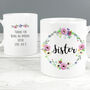 Personalised Floral Mug For The Lady's, thumbnail 2 of 3