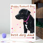 Personalised Dog Father's Day Card, thumbnail 3 of 9