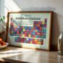 Periodic Table Of European Football Stadiums Art Print, thumbnail 4 of 11
