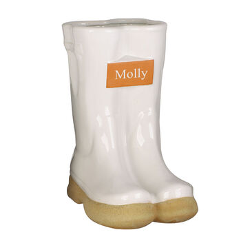 Personalised Garden Welly Boot Planter, 2 of 7
