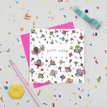 'Blossom Birthday' Mixed Pack Of Nine Cards, 10 of 10