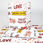 Perfect Together Romantic Wrapping Paper, thumbnail 5 of 5