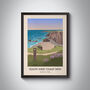 South West Coast Path National Trail Travel Poster, thumbnail 1 of 8