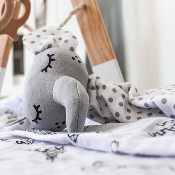 Petite Elephant Baby Comforter, 3 of 5