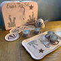 Sea Horse Tea Set In A Personalised Case, thumbnail 1 of 3