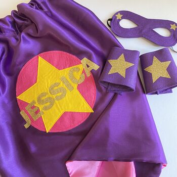 Superhero Cape, Adult Sized And Personalised, 9 of 12