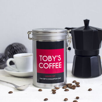 Personalised 30th Birthday Coffee Gift In Tin, 2 of 7