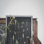 A3 Framed Pressed Flower Art – Shadow Garden On Black, thumbnail 5 of 8