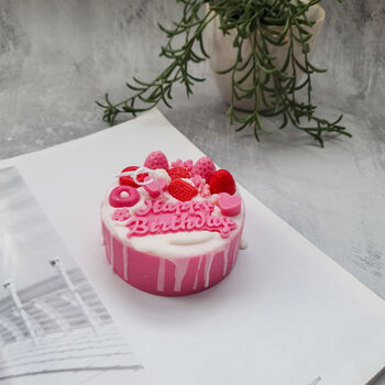 Fake Cake Scented Birthday Cake Candle, 3 of 3