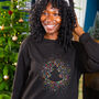 Christmas Tree Confetti Scatter Christmas Jumper Sweatshirt, thumbnail 1 of 7