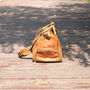 Genuine Leather Holdall Duffel Weekender, thumbnail 3 of 12