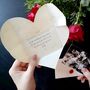 Personalised Origami Valentine Heart Letter Photo Gift, thumbnail 1 of 8