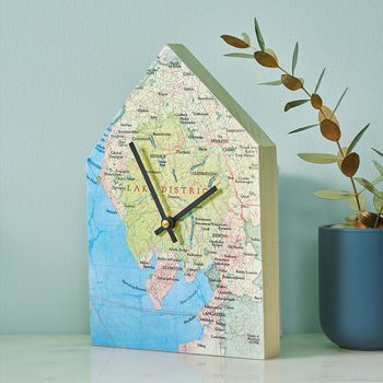 Personalised Map Location House Wall Clock, 7 of 9