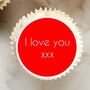 I Love You Cupcake Decorations, thumbnail 2 of 2