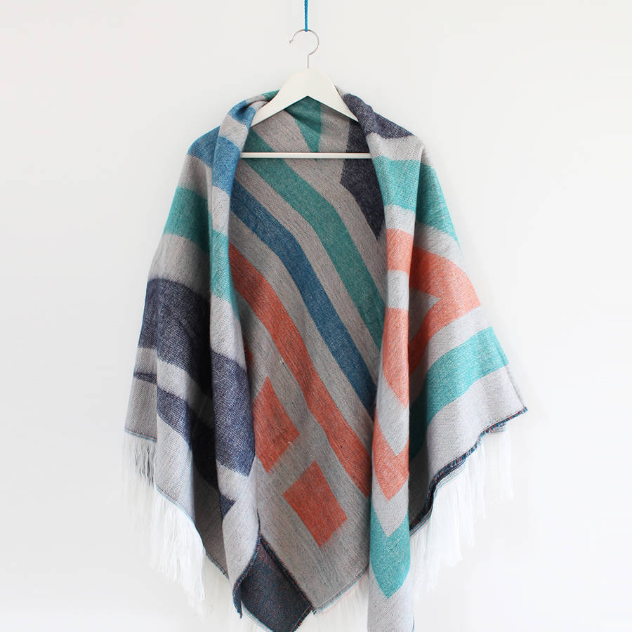 Large Statement Scarf Cape By Studio Hop | notonthehighstreet.com