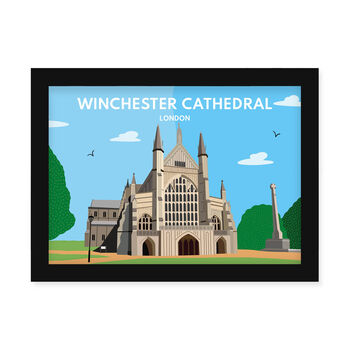 Winchester Cathedral London Framed Print, 4 of 6