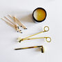 Gold Candle Wick Trimmer And Snuffer Set, thumbnail 7 of 7