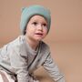 Organic Baby Bear Beanie Hat, thumbnail 8 of 10