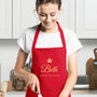 Personalised Contemporary Queen Of The Kitchen Apron, thumbnail 1 of 12