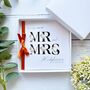 Handmade And Personalised Floral Wedding Card Any Colour Ribbon, thumbnail 4 of 11
