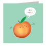 Big Hugs Peach Card, thumbnail 2 of 4