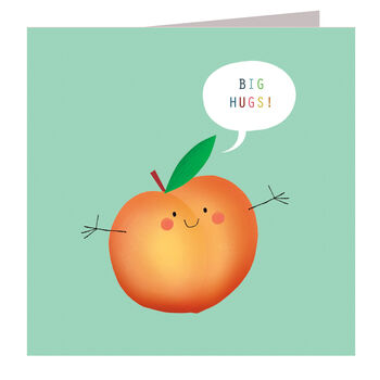 Big Hugs Peach Card, 2 of 5