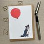 Personalised Border Collie Birthday Card, thumbnail 1 of 7
