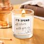 Cat Lover Valentines Candle For Her, Cat Mum Dad Gift, thumbnail 3 of 6