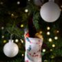 Christmas Tree Treat Hanging Pouch In Kiji Tailed Birds, thumbnail 1 of 6